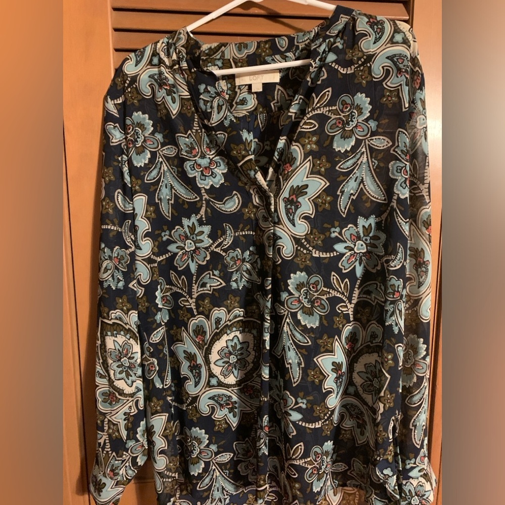 Loft tunic blouse
